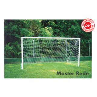 Rede de Futebol de Campo Oficial Fio 4 mm Seda - 7,50 x 2,50