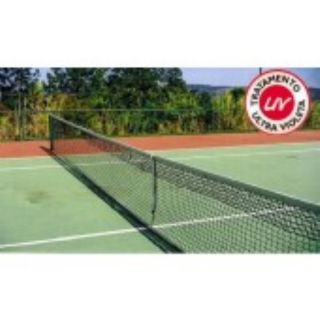 REDE TENIS CAMPO OF. SAQUE DUPLO 1 LONA PVC SEDA M. 1,08 X 12,80