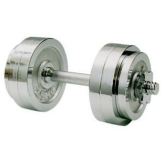 BARRA DUMBELL CROMADA