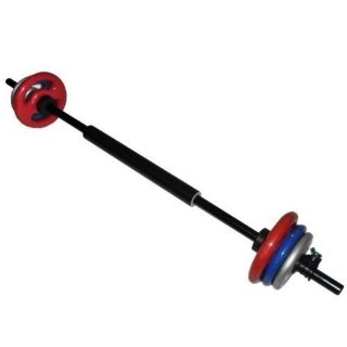 BUDY PUMP ( 2 ANILHAS DE 1 /3 / 5 KG E 1 BARRA OCA DE 1,20 MT ) - KIT